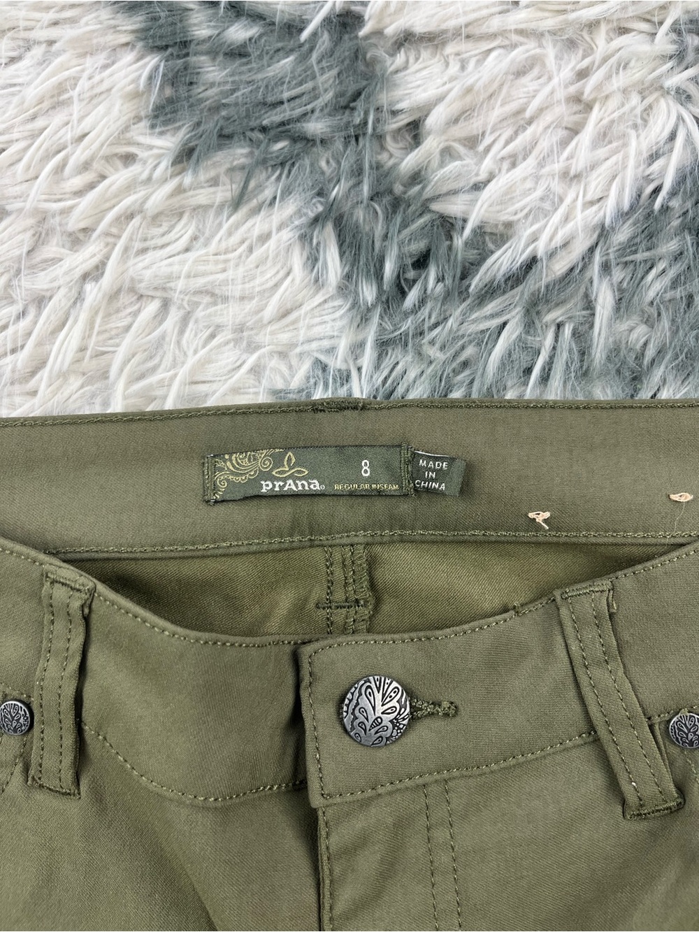 prAna Women’s Green Briann Pants Nylon/Spandex Size 8 - Picture 4 of 13